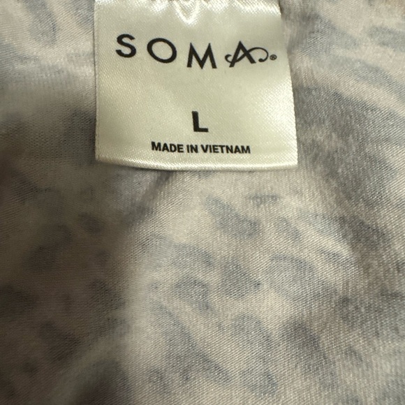 Soma Gray Patterned Blouse - Picture 7 of 9